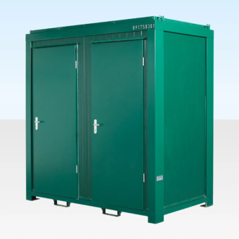 1+1 Double Mains Toilet 8Ft x 5Ft (Green)