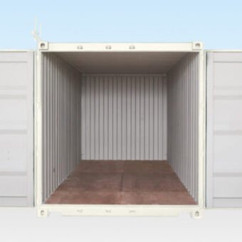 20FT Shipping Container (One Trip) White (RAL 9003)