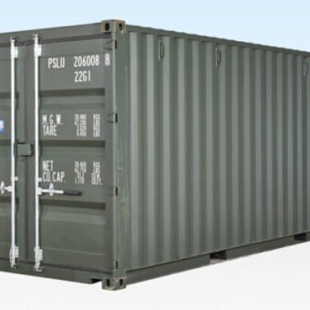 20FT Shipping Container (One Trip) Dark Green (RAL 6007)